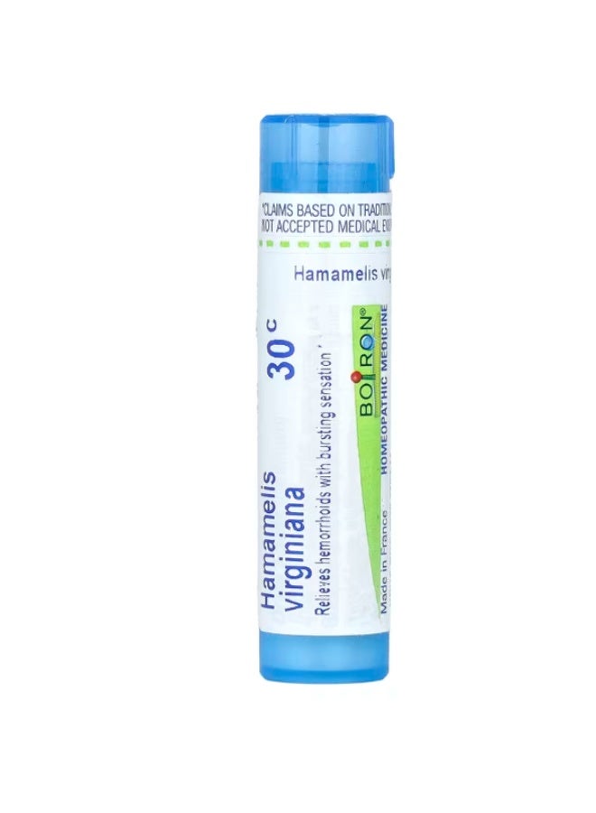 Boiron, Hamamelis Virginiana, 30C, Hemorrhoid Relief, Approx. 80 Pellets