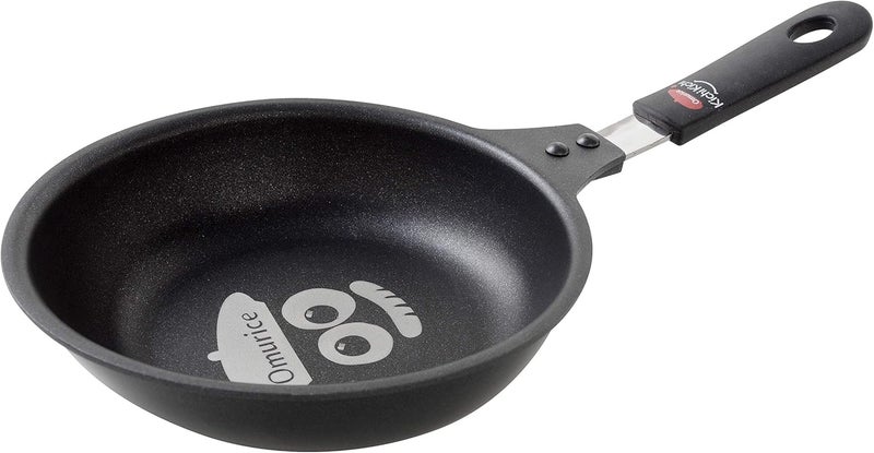 Arnest Ernest A-77340 Frying Pan, Supervised by a Well-established Western Restaurant Kichikichi, Easy to Make Omelets (Deep and Long Tip, Egg Shape), Recipe Included (Ome-chan Omelet Frying Pan), Popular - Image 1
