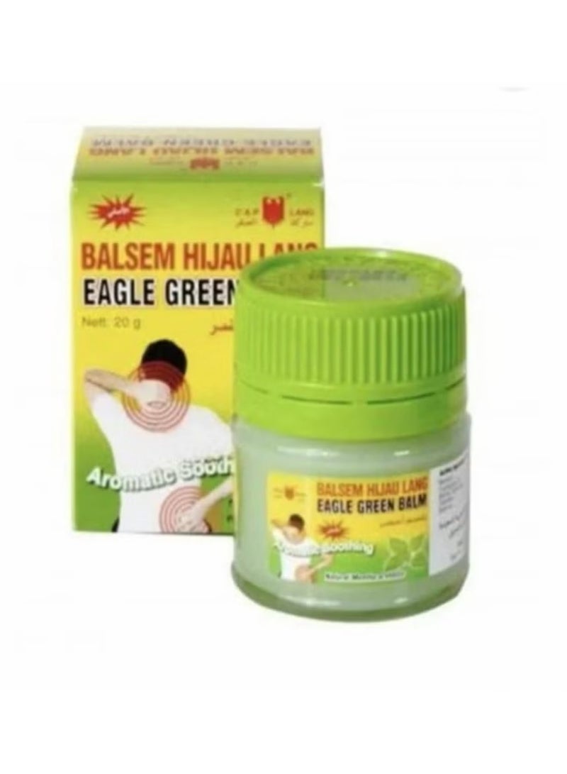 LANG Eagle Green Balm 20g (Balsem Hijau Lang) – Indonesian Muscle & Joint Pain Relief Balm, Aromatic Soothing - Image 3