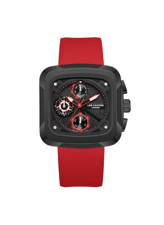 لي كوبر LEE COOPER Men Multi Function Black Smart Watch - LC08012.658