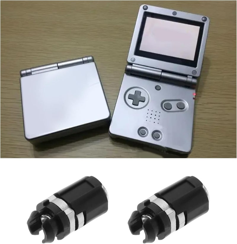 4 رؤوس مفصلة متوافقة مع Gameboy Advance SP، نظام وحدة تحكم ألعاب الفيديو، قطع غيار وملحقات مقاس 12 × 5.7 ملم، لون أسود - Image 3