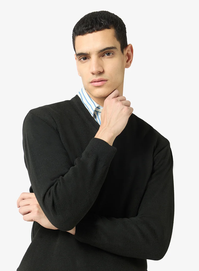 Robert Wood  Casual V Neck Pullover Sweater for Men | Best Price UAE