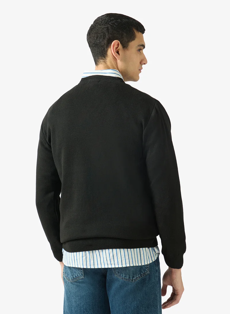 Robert Wood  Casual V Neck Pullover Sweater for Men | Best Price UAE