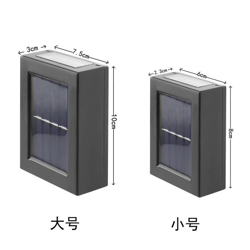 مصباح الحائط LED: أبعاده 100×75×30 مم، مصنوع من مادة ABS+PC المتينة - بطارية سعة 600 مللي أمبير ساعة للإضاءة الطويلة، 3 خيارات إضاءة، تثبيت سهل كعنصر إضاءة وتزيين لغرفة المنزل - Image 4
