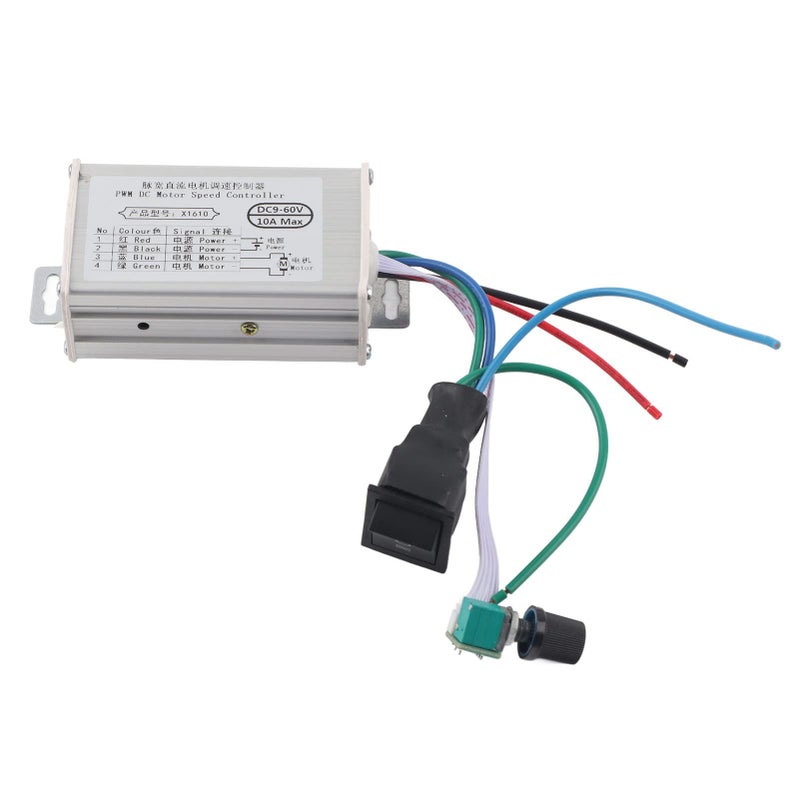 10A PWM Motor Speed Controller 9V 60V Forward Reverse Switch Professional Design - Image 2