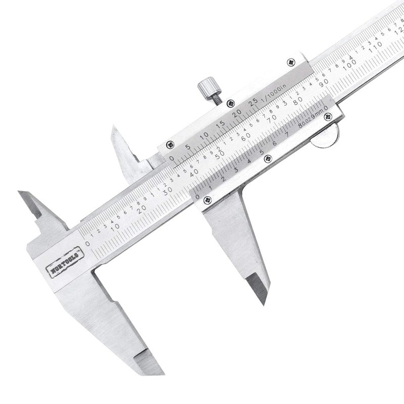 NORTOOLS Professional Vernier Caliper Stainless Steel for Inside, Outside, Depth and Step Measurements,6 Inch/150mm/0.001"/0.02mm-Strictly QC pc by pc - Image 1