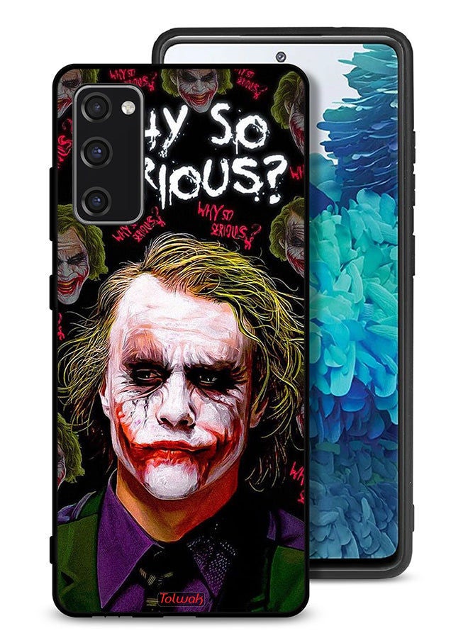 Tolwak Samsung Galaxy S20 FE 5G (2022) Protective Case Cover Why So Serious - Image 1