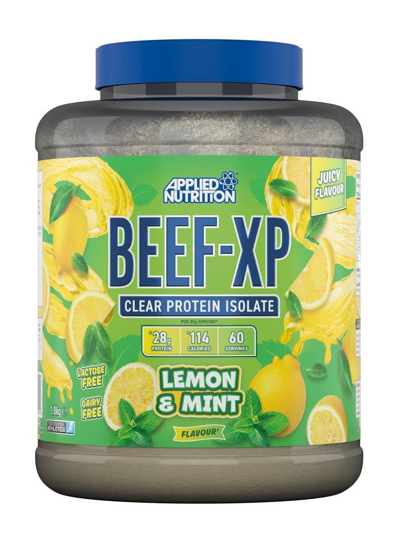 Applied Nutrition Applied Nutrition Beef XP Clear Protein Isolate Lemon Mint Flavor,1.8 kg + Free Protein Shaker-Multi-Purpose  - Image 1