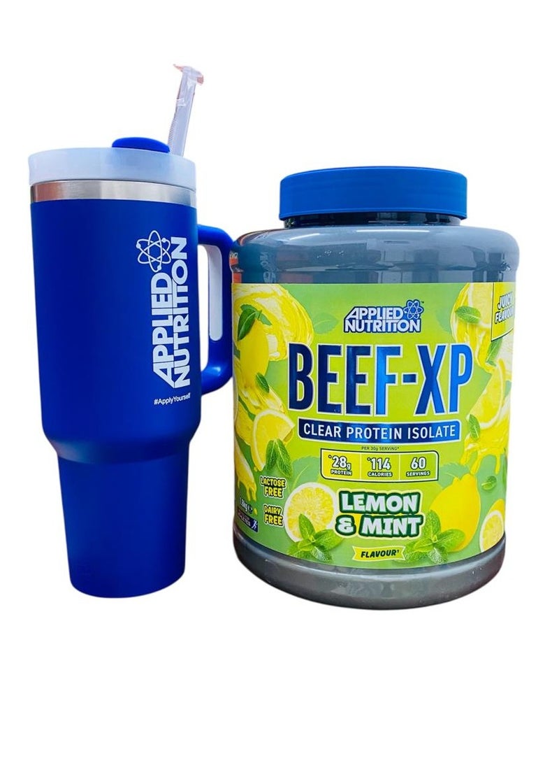 Applied Nutrition Applied Nutrition Beef XP Clear Protein Isolate Lemon Mint Flavor,1.8 kg + Free Protein Shaker-Multi-Purpose  - Image 3