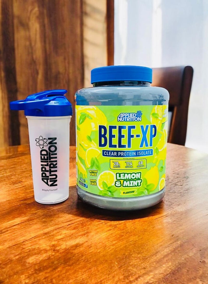 Applied Nutrition Applied Nutrition Beef XP Clear Protein Isolate Lemon Mint Flavor,1.8 kg + Free Protein Shaker-Multi-Purpose  - Image 4