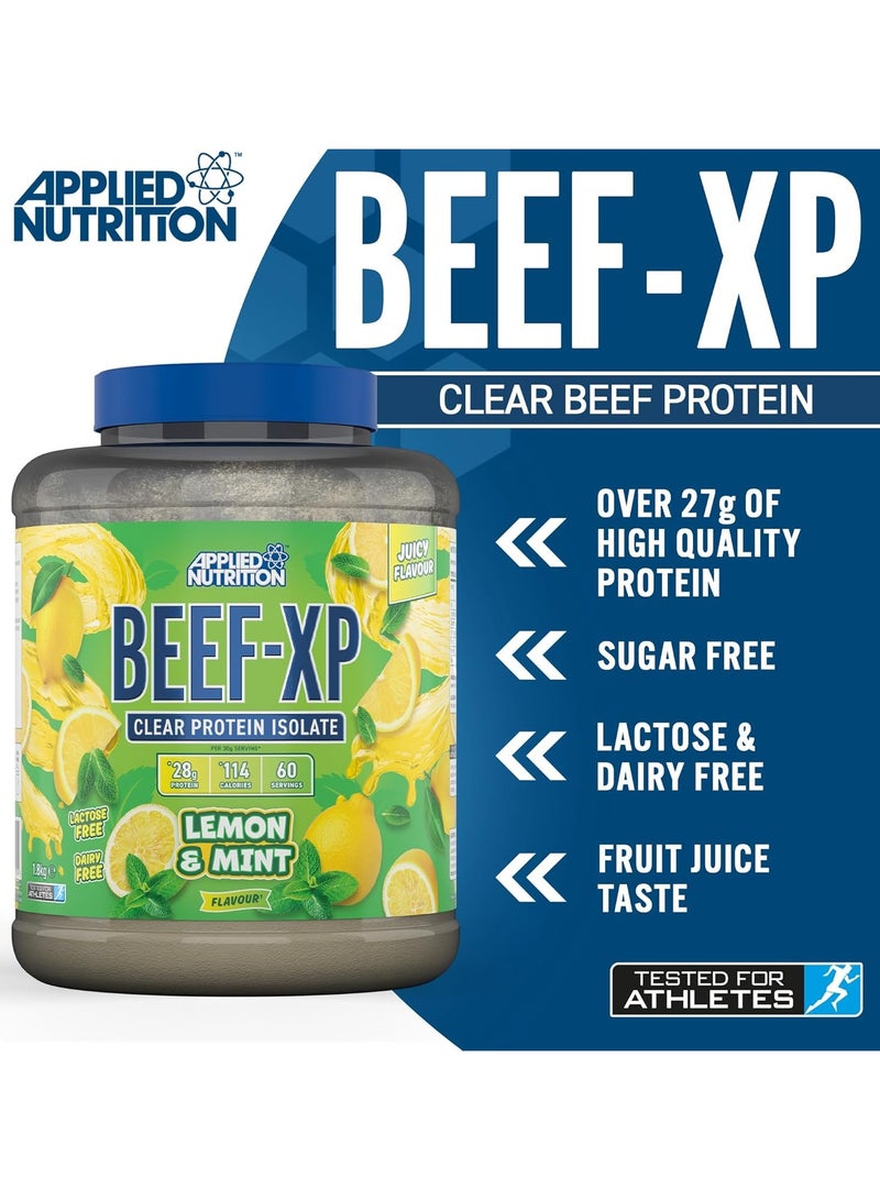 Applied Nutrition Applied Nutrition Beef XP Clear Protein Isolate Lemon Mint Flavor,1.8 kg + Free Protein Shaker-Multi-Purpose  - Image 5