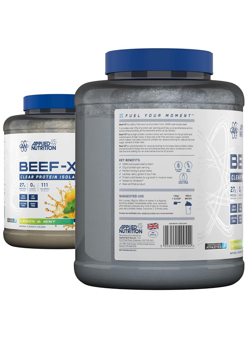 Applied Nutrition-Beef XP Clear Protein Isolate Lemon & Mint Flavor 1.8kg - Image 4