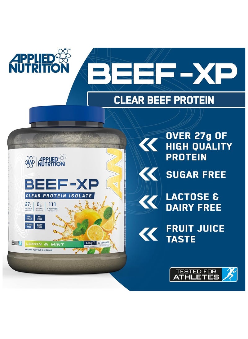 Applied Nutrition-Beef XP Clear Protein Isolate Lemon & Mint Flavor 1.8kg - Image 3