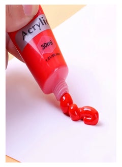 Keep Smiling Keep Smiling Professional 30mL 6 Colors Non-Toxic Drawing Acrylic Paint Set for Painting  - Image 4