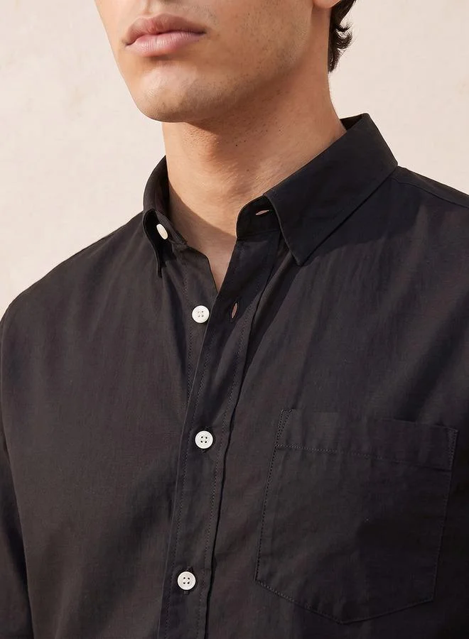Lee Cooper BLACK Lee Cooper Long Sleeves Shirt for Men | Best Price UAE