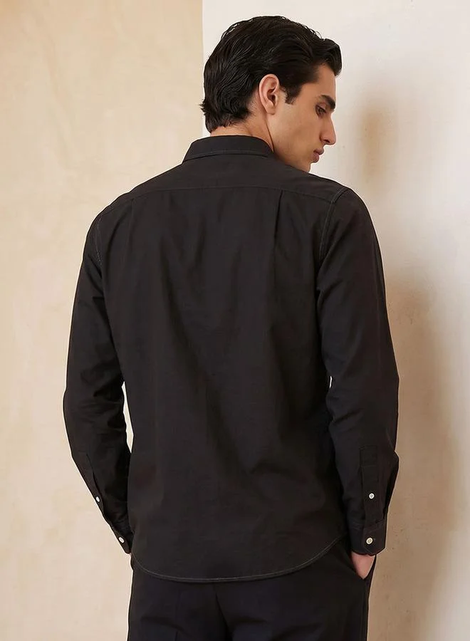 Lee Cooper BLACK Lee Cooper Long Sleeves Shirt for Men | Best Price UAE