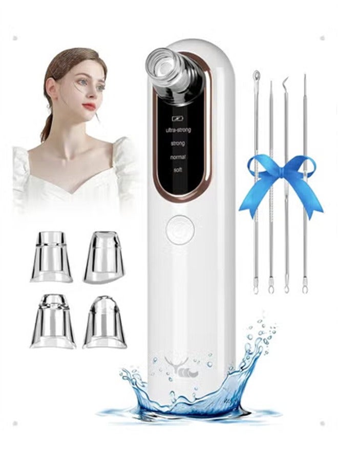 General Blackhead Remover,Vacuum Pore Blackhead Extractor,Professional Acne Extractor Tool Kits,USB Rechargeable Electric Pore Extractor for Removing Blackhead,Pimple,Grease,Whitehead  - Image 1