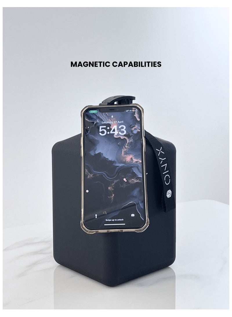 ONYX Bottle - 2.7L Oversized Magnetic Tripod Water Bottle Fitness Gym BPA FREE Accessories Leakproof - Image 3