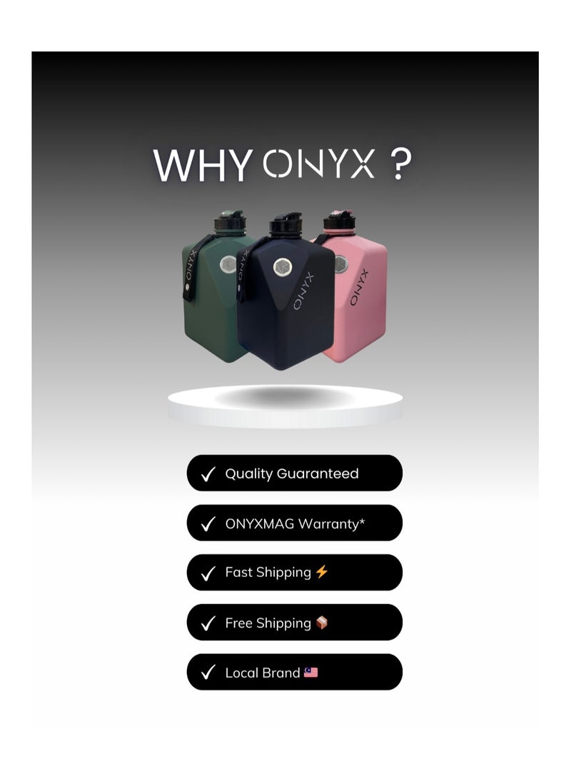 ONYX Bottle - 2.7L Oversized Magnetic Tripod Water Bottle Fitness Gym BPA FREE Accessories Leakproof - Image 5