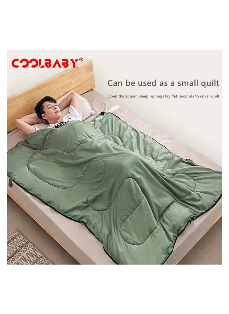 Cool Baby COOLBABY Children's Growth Sleeping Bag Splicable Sleeping Bag Convenient Sleeping Bag Children's Extended Sleeping Bag  - Image 2