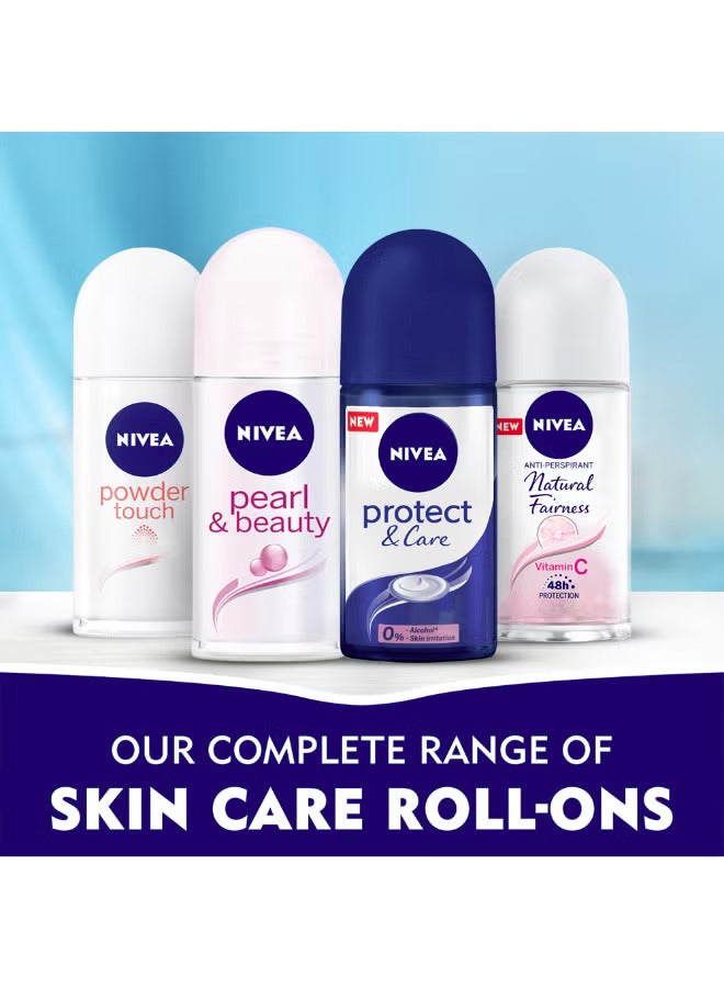 Nivea Natural Radiance Antiperspirant Roll On 50ml - Image 2