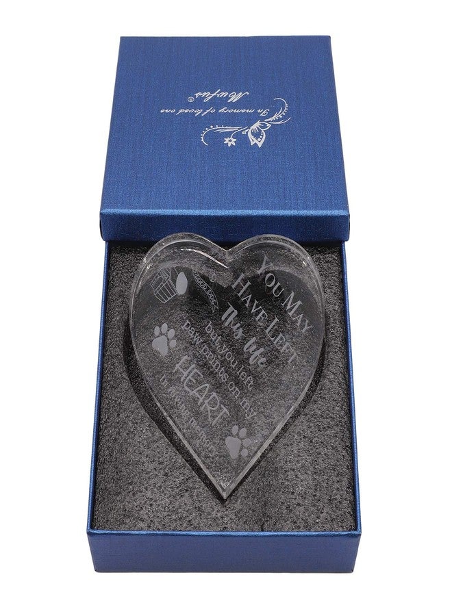 موفوس هدايا تذكارية للحيوانات الأليفة من Mwfus - هدايا لفقدان الحيوانات الأليفة - قلب تذكاري للكلاب أو القطط - هدايا تذكارية للكلاب - هدايا لفقدان الكلاب - هدايا تذكارية للقطط - حيوان أليف مفقود - Image 3