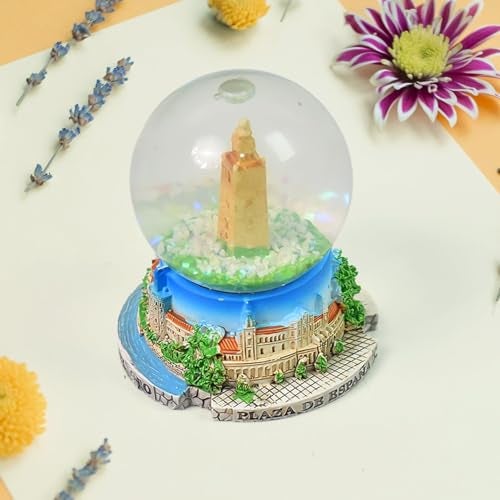 Oblivion Snow Globe - Souvenir Desk Table Decoration Gift for Office, Birthday, Valentine’s Day, Christmas, Secret Santa with Unique Magical Flakes, Showpiece for Living Room, Bedroom, Desktop (1Pc) - Image 3