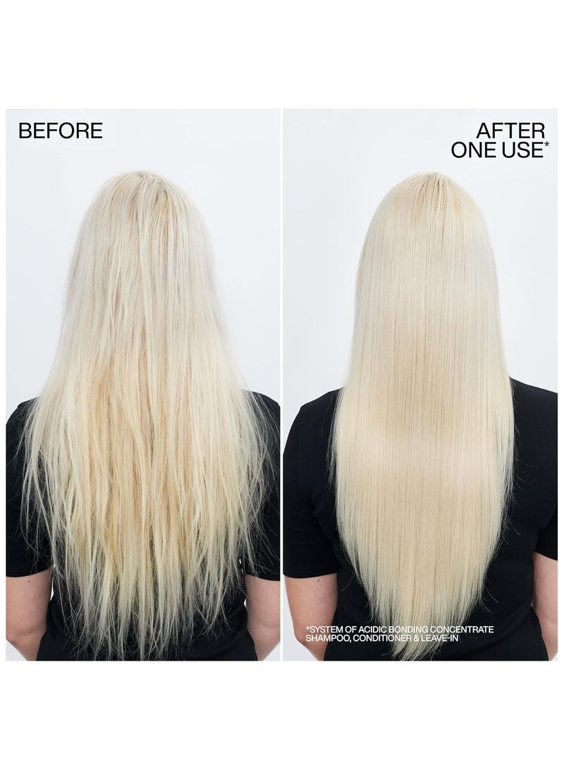 REDKEN Acidic Bonding Concentrate Shampoo Strengthens Bonds Repairs Damage and Protects Color Treated Hair 300ml - Image 2