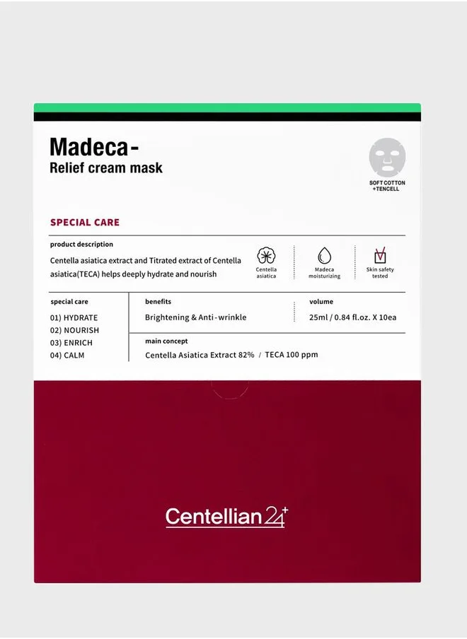 سنتيليان 24 Madeca Relief Cream Mask *10Ea