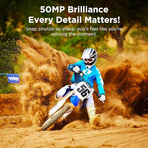 IZI One Lite 5K Action Camera 4K 60FPS 50MP Ultra HD Dual Screen EIS Stabilization 170° Wide Angle 30M Waterproof 2 Batteries 180 Min 18+ Accessories 256GB Support for Sports Bike Diving Vlog Travel - Image 5