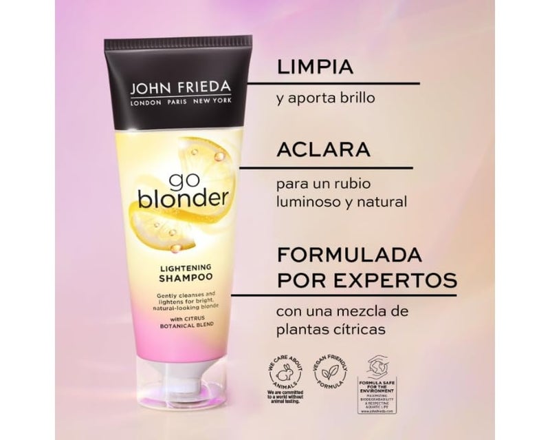 John Frieda Sheer Blonde Go Blonder Lightening Shampoo, 250 ml by John Frieda - Image 5