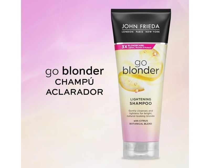 John Frieda Sheer Blonde Go Blonder Lightening Shampoo, 250 ml by John Frieda - Image 2