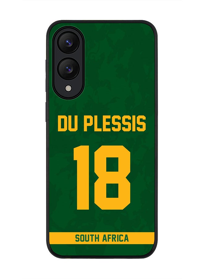 Stylizedd For Samsung Galaxy S25 Edge Case,Slim fit Camera Protection, Shockproof Thin Phone cover  - South Africa Faf du Plessis, Jersey No 18
