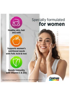 gsk Centrum Women Multivitamin & Multimineral Tablets 60's  - Image 3