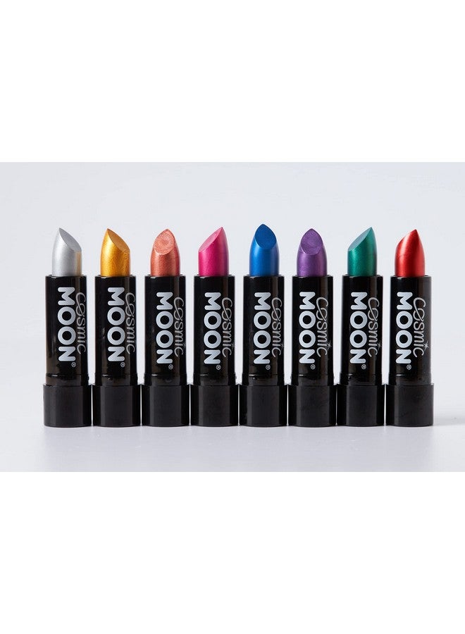 Cosmic Moon Metallic Lipstick 0.17Oz For Mesmerising Metallic Lips! Gold - Image 4