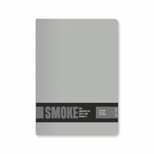 Anupam Smoke Booklet Sketbook - Grey Toned Dotted Grid Page - Acid Free - 150 GSM - 40 Pages (A4) - Image 1