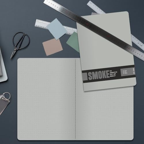 Anupam Smoke Booklet Sketbook - Grey Toned Dotted Grid Page - Acid Free - 150 GSM - 40 Pages (A4) - Image 4
