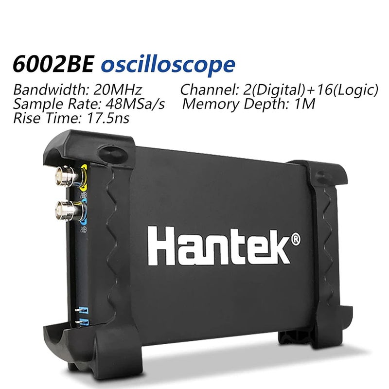 هانتك هانتيك 6022BE مقياس ذبذبات رقمي محمول، قناتان، 20 ميجاهرتز، يو إس بي - Image 1