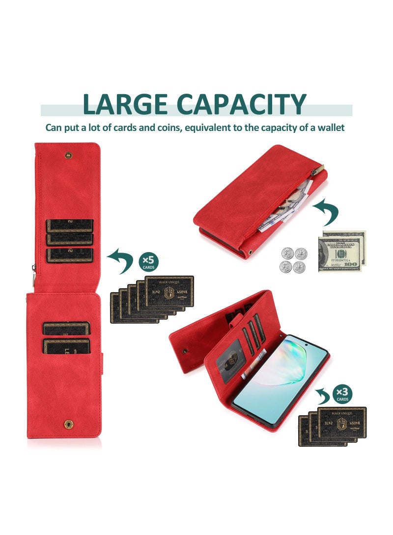 Suteni Flip Cover Leather Protective Case for Samsung Mobile Phone - Image 2