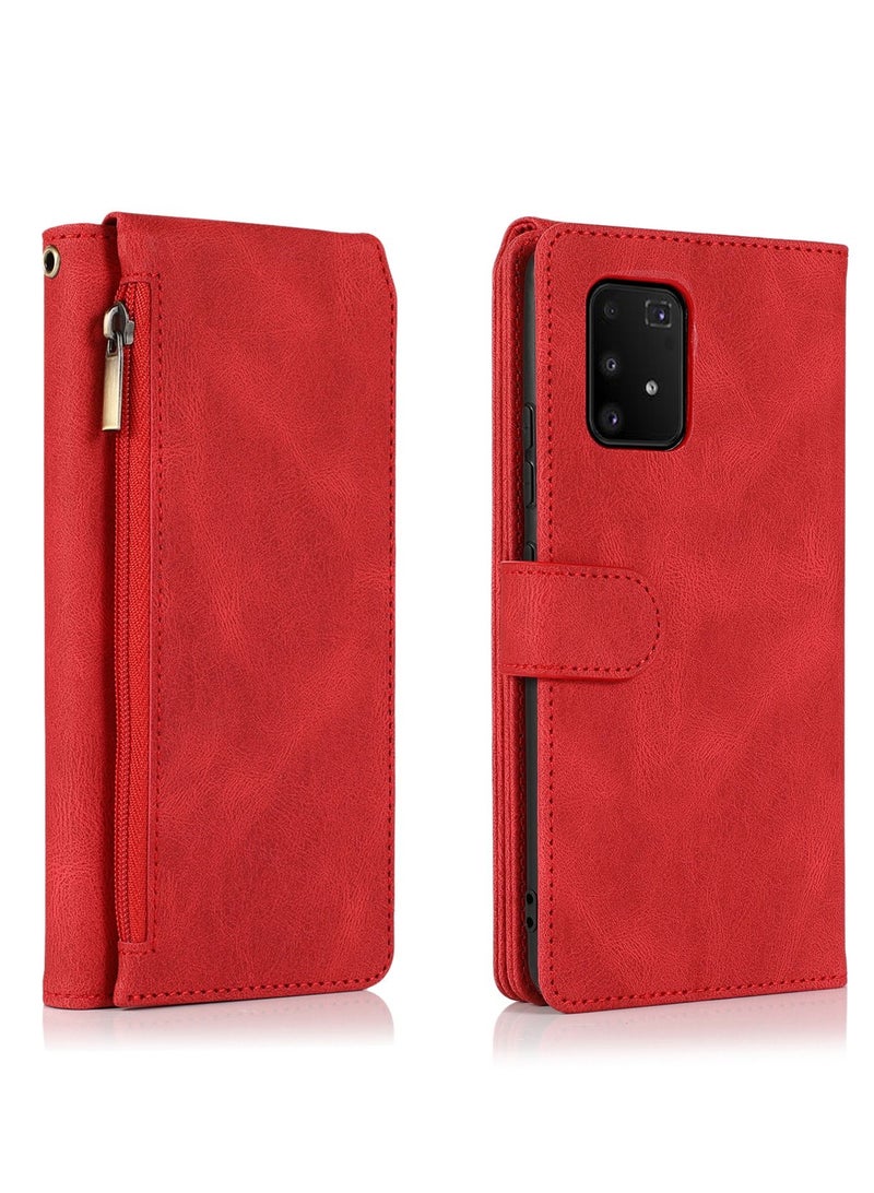 Suteni Flip Cover Leather Protective Case for Samsung Mobile Phone - Image 1