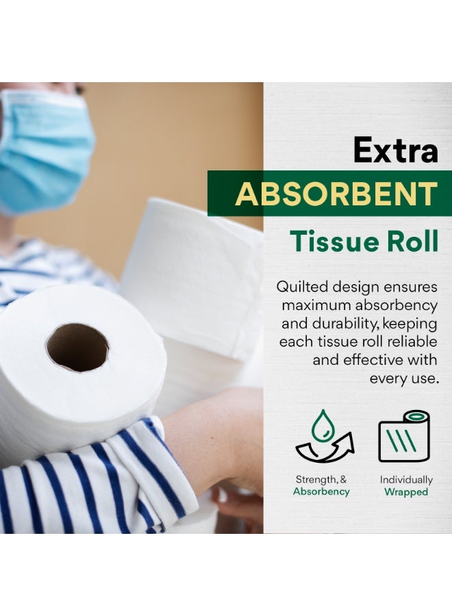 Moonwisp Premium 4 Ply Ultra Soft Toilet Paper, 20 Rolls x 115 Sheets – Extra Absorbent & Strong Toilet Tissue Roll for Everyday Comfort (Pack of 20 Rolls) - Image 5