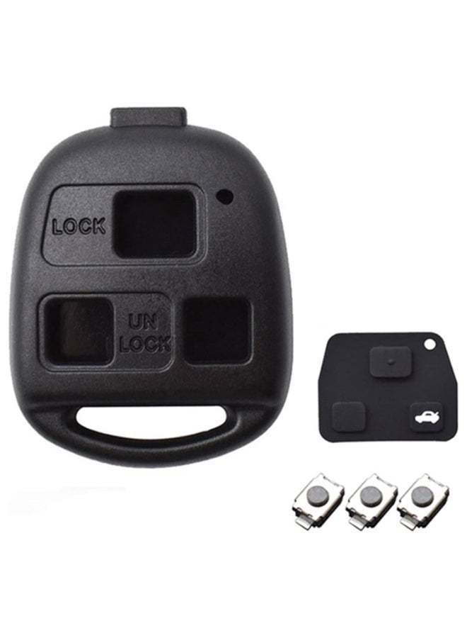 7سليندر غطاء مفتاح بديل من ٧سلندر متوافق مع لكزس GS، ES، LS، IS، GX، LX، RX، SC – ٣ أزرار. - Image 1