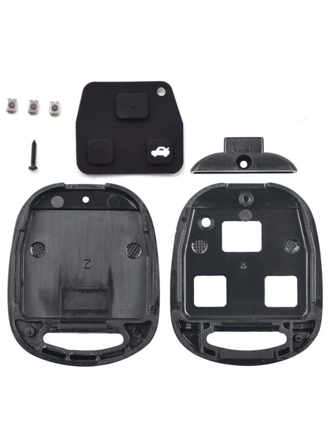 7سليندر غطاء مفتاح بديل من ٧سلندر متوافق مع لكزس GS، ES، LS، IS، GX، LX، RX، SC – ٣ أزرار. - Image 4