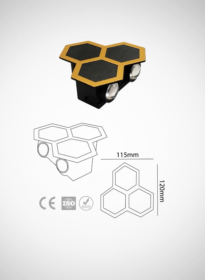 تارجت مصابيح LED شمعدان حائط حديثة 3 واط، أبيض دافئ 11.5 × 12 سم - Image 5