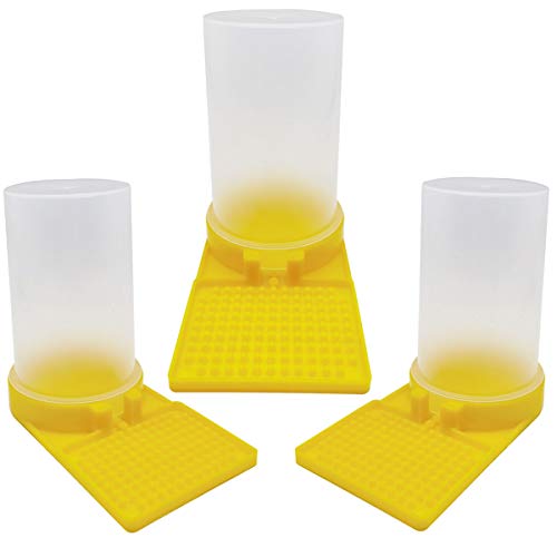 ROYHOO 3 Pack Beehive Beekeeping Water Dispenser Bee Drinking Beekeeping Equipment Honey Beehive Entrance Feeder Nest Beekeeper Tools - Image 1