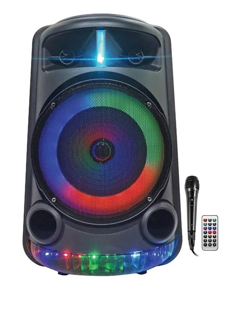 DLC 20 Watt Portable Speaker with Microphone and Remote Control DLC-32297 - Black - Image 2