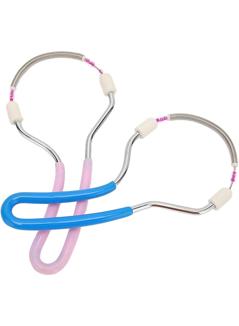 2 Pack Facial Hair Removal Spring Tool, Painless Manual Hair Remover for Face, Upper Lip and Chin, Stainless Steel with Soft Grip Handle - Image 4