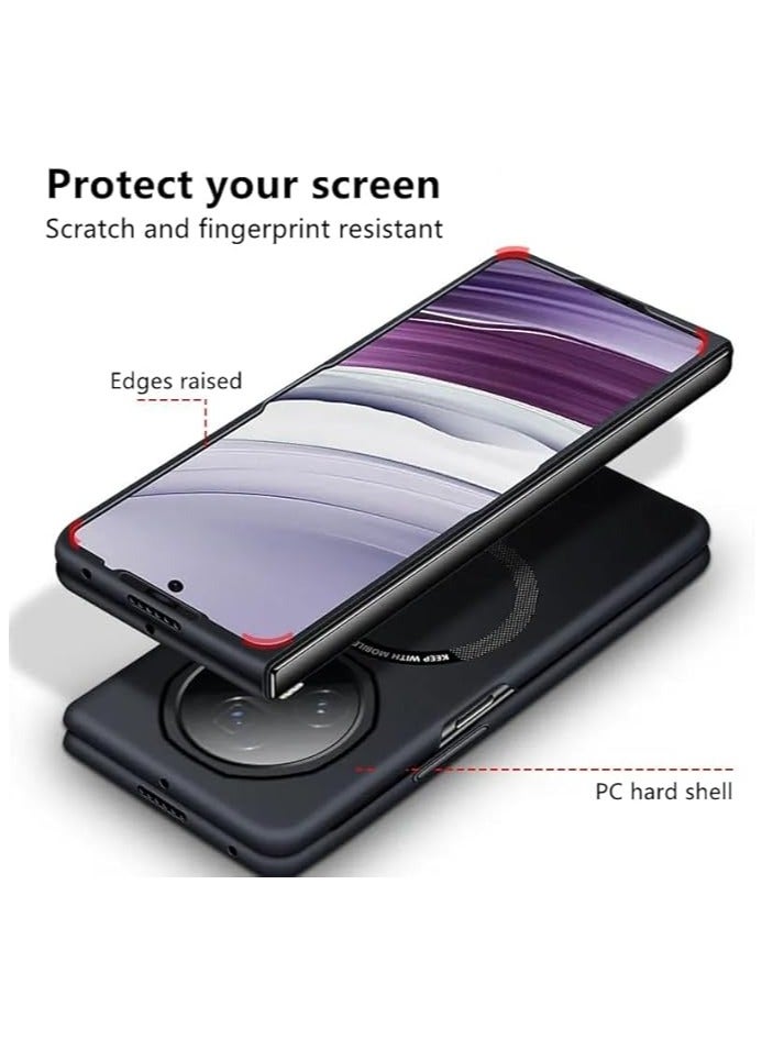 general Compatible with Honor Magic V3 2024 Phone Case, Matte Minimalist Phone Case 【Mag-safe Compatible】, Ultra-Thin Military Grade Drop Protection Hard Phone Case - Image 3