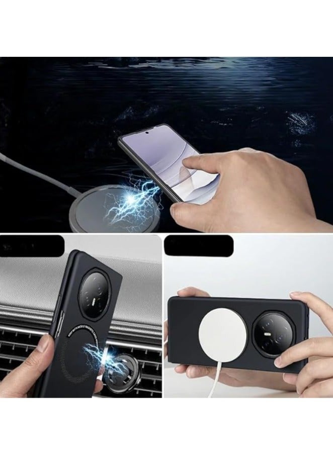 general Compatible with Honor Magic V3 2024 Phone Case, Matte Minimalist Phone Case 【Mag-safe Compatible】, Ultra-Thin Military Grade Drop Protection Hard Phone Case - Image 4