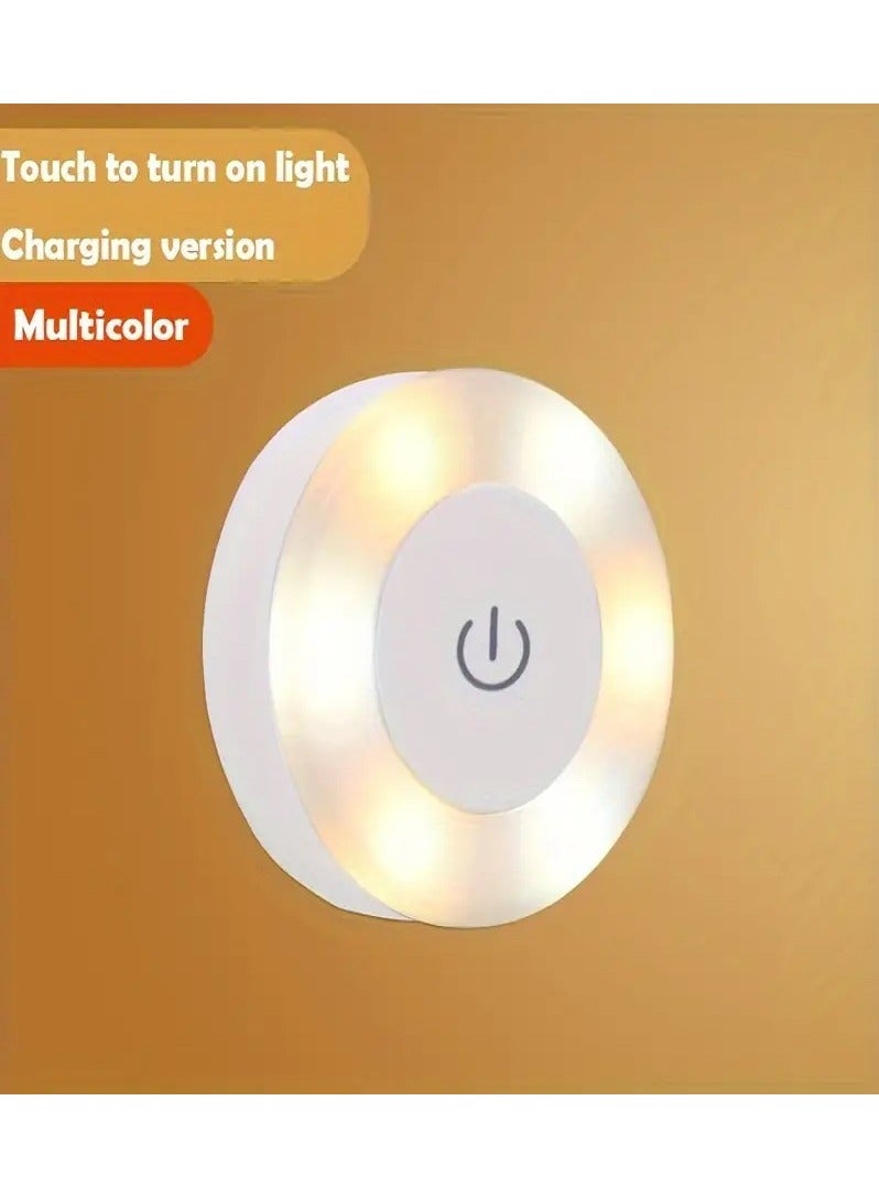 Rechargeable LED Night Light - 3 Lighting Modes, Touch Control, Magnetic Base, Portable, Dimmable, Energy-Saving - Ideal for Bedroom, Closet, Kitchen - Image 4